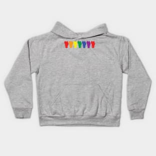 Elephant Pride Rainbow Kids Hoodie